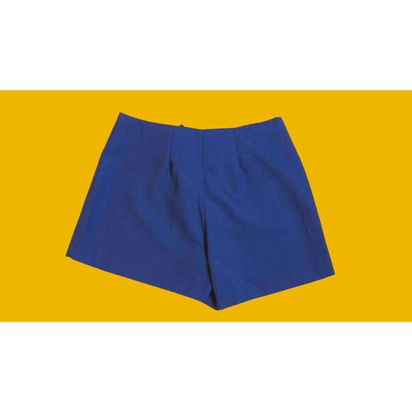 1990s-Y2K PATTY U.S.A. Navy Blue Lace Up Navy Blue Mini Shorts. XS-S - Picture 3 of 7